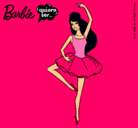 Dibujo Barbie bailarina de ballet pintado por catherin