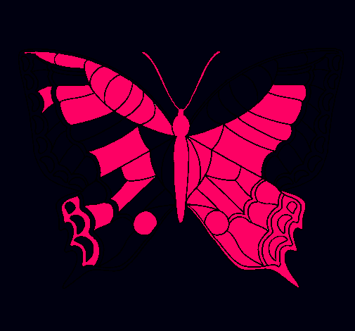 Dibujo Mariposa pintado por luciagonzalez