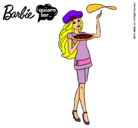 Dibujo Barbie cocinera pintado por Celili