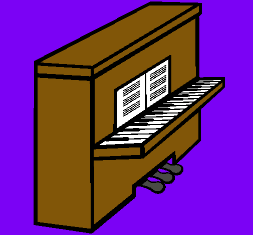 Dibujo Piano pintado por superBin