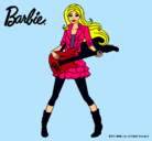 Dibujo Barbie guitarrista pintado por 956120295  