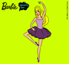 Dibujo Barbie bailarina de ballet pintado por rebecaa
