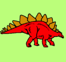 Dibujo Stegosaurus pintado por PILAR32