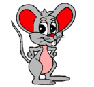 Dibujo Ratón pintado por odalys