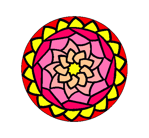 Dibujo Mandala 1 pintado por cheetiitaa