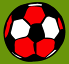 Dibujo Pelota de fútbol pintado por usuar