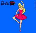 Dibujo Barbie bailarina de ballet pintado por CASI