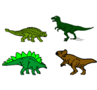 Dibujo Dinosaurios de tierra pintado por gjbottero