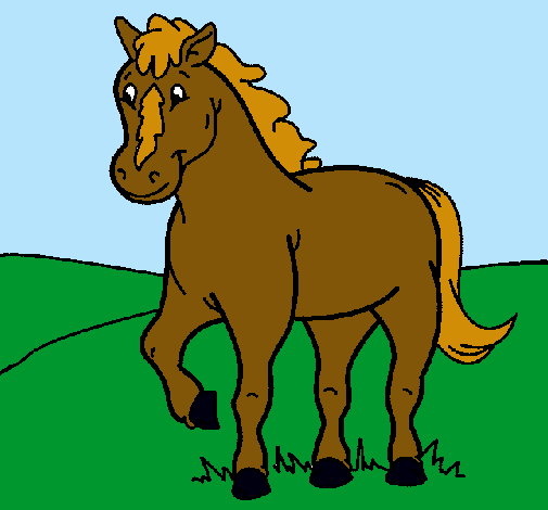 Dibujo Caballo pintado por Mcamilita