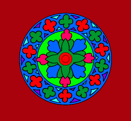 Dibujo Mandala 21 pintado por lurdes22