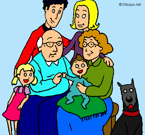 Dibujo Familia pintado por morelopez