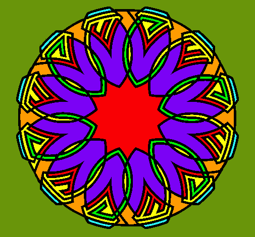 Dibujo Mandala 37 pintado por lurdes22