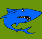 Dibujo Tiburón pintado por daeinp