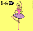 Dibujo Barbie bailarina de ballet pintado por ariiiiiii