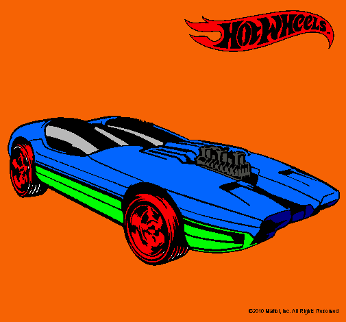 Dibujo Hot Wheels 2 pintado por nachoeldur