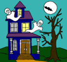 Dibujo Casa fantansma pintado por mmartintr