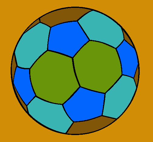 Dibujo Pelota de fútbol II pintado por lurdes22