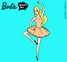 Dibujo Barbie bailarina de ballet pintado por JORO