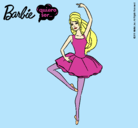 Dibujo Barbie bailarina de ballet pintado por aiai