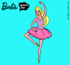 Dibujo Barbie bailarina de ballet pintado por polipoqett