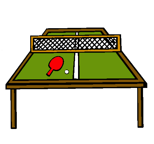 Dibujo Tenis de mesa pintado por pinki