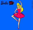 Dibujo Barbie bailarina de ballet pintado por eva200