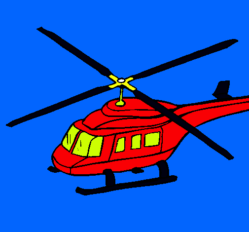 Dibujo Helicóptero  pintado por kevin200