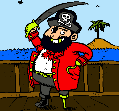 Dibujo Pirata a bordo pintado por victor_ch