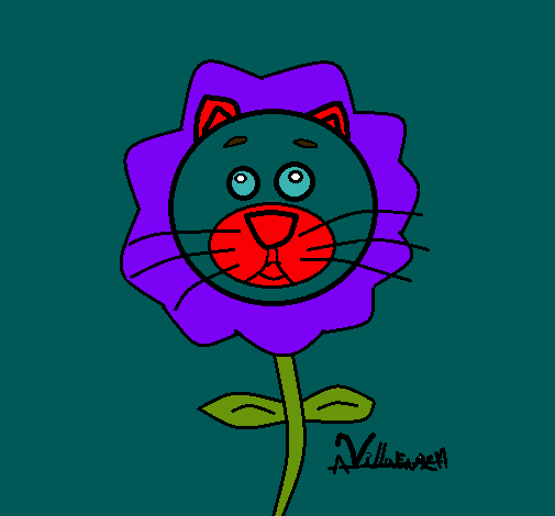 Dibujo Flor 5 pintado por lurdes22