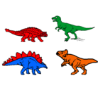 Dibujo Dinosaurios de tierra pintado por matuas