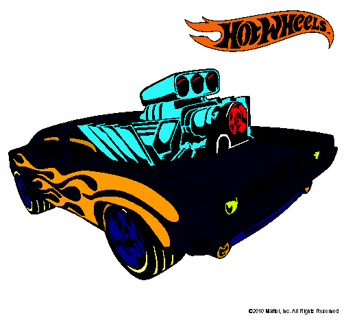 Dibujo Hot Wheels 11 pintado por kevin200