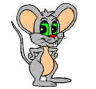 Dibujo Ratón pintado por tarza