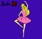 Dibujo Barbie bailarina de ballet pintado por amorsito