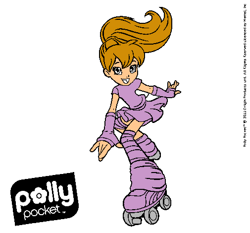 Dibujo Polly Pocket 1 pintado por albalion12