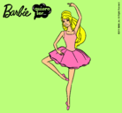 Dibujo Barbie bailarina de ballet pintado por merrymerry
