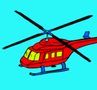Dibujo Helicóptero  pintado por NOLBERTO