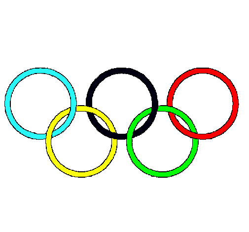 Dibujo Anillas de los juegos olimpícos pintado por Milii
