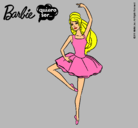 Dibujo Barbie bailarina de ballet pintado por lanuvk