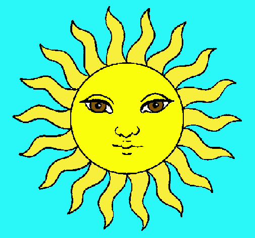 Dibujo Sol pintado por sergio2103