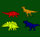 Dibujo Dinosaurios de tierra pintado por richi