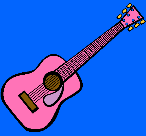 Dibujo Guitarra española II pintado por wizthe