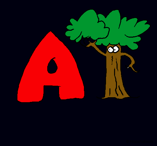 Dibujo Árbol pintado por albissss