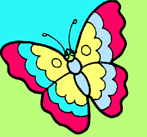 Dibujo Mariposa pintado por karla2005