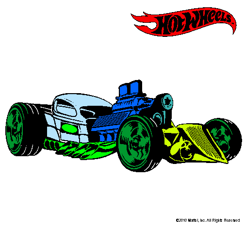 Dibujo Hot Wheels 10 pintado por SERGIOALEX