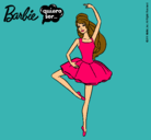 Dibujo Barbie bailarina de ballet pintado por natillas