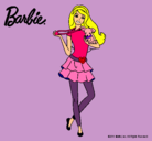 Dibujo Barbie y su mascota pintado por pamelita6