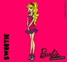 Dibujo Barbie Fashionista 6 pintado por pamelita6