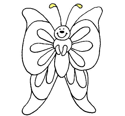 Dibujo Mariposa  pintado por lucydeplaya