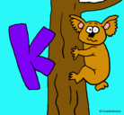 Dibujo Koala pintado por koalita