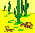 Dibujo Desierto pintado por desierto